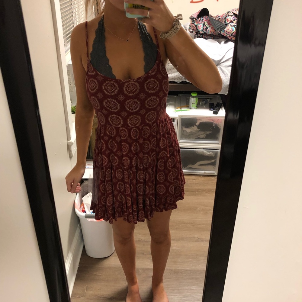 Boho Brandy Melville Patterned Dress